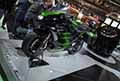 Bike Kawasaki Ninja H2 SX esposta al Salone del Motociclo di Milano all´Eicma 2021