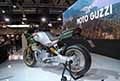 Moto Guzzi V100 Mandello retrotreno bike presentata allEicma 2021 di Milano presso RHO Fiere