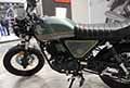 Orcal NK01 125 verde militare in mostra allEicma 2021 di Milano il Salone Internazionale del Motociclo a Fiera Rho