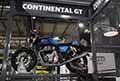 Moto Royal Enfield Continental GT 650 in bella mostra allEicma 2021 di Milano Rho Fiera il Salone del motociclo