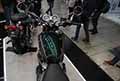 Triumph Bonneville T120 manubrio e quadro comandi allEicma 2021 di Milano Rho Fiera