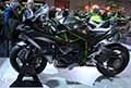 Bike Kawasaki Ninja H2 R esposta allEicma 2021 di Milano presso Fiera Rho