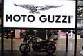 Brand Moto Guzzi e bike Moto Guzzi V7 stone all´Eicma 2021 di Milano, Salone Internazionale del Motociclo