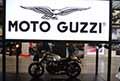 Brand Moto Guzzi e bike Moto Guzzi V7 stone allEicma 2021 di Milano, Salone Internazionale del Motociclo