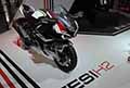 Moto Bimota Tesi H2 esposta al Salone del Motociclo - Eicma 2021 di Milano