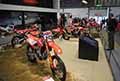 Motocross Honda esposizione al Salone del motociclo Eicma 2021 di Milano