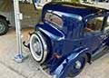 Il retrotreno della Fiat 508 Balilla del 1936 del Museo Storico Guardia di Finanza alla Fiera del Levante 2026 mostra la classica linea d'altri tempi. Apri lo zoom per guardare da vicino la struttura posteriore. Guarda le Foto!