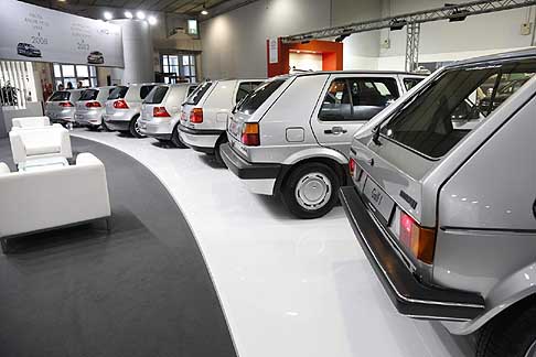Fiera di Padova - La Volkswagen festeggia i 40 anni della Golf al Salone Auto e Moto dEpoca di Padova