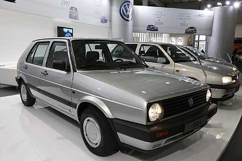 Fiera di Padova - Volkswagen Golf II Serie del 1983 esposta alla Fiera di Padova 2014 per festegiare i 40 anni