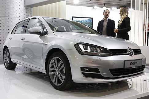 Fiera di Padova - Volkswagen Golf VII equipaggiata con il pacchetto celebrativo 40th Pack