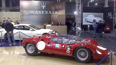 Maserati - Maserati da competizione storica affiancate anche dalle Berline di Lusso Maserati alla Fiera di Padova 2012