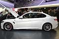 Nuova Alfa Romeo Giulia Quadrifoglio Verde fiancata al Francoforte Motor Show 2015