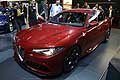 Alfa Romeo Giulia Quadrifoglio Verde rosso Competizione al Salone di Francoforte 2015