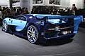 Bugatti Vision Gran Turismo retrotreno vettura al Salone di Francoforte 2015