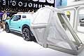 Citroen Cactus M con tenda agganciato al posteriore della vettura al Francoforte Motor Show 2015