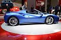 Ferrari 488 Spider vista laterale al Salone di Francoforte 2015