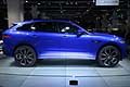 Jaguar F-Pace laterale al Salone di Francoforte 2015