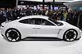 Porsche Mission E concept vista laterale al Salone di Francoforte 2015