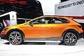 Seat Leon Cross Sport laterale allIAA di Francoforte 2015