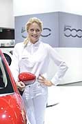 Girl Fiat 500 al Francoforte Motor Show 2015