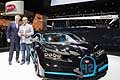 Bugatti Chiron press day al Salone di Francoforte 2017