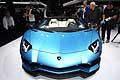 Lamborghini Aventador S Roadster vista frontale al Francoforte Motor Show 2017