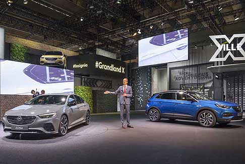 Opel - Opel Insigna e Opel Grandland X press day a Francoforte 2017