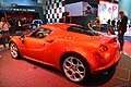 Alfa Romeo 4C retrotreno al Motor Show di Francoforte 2013