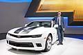 Chevrolet Camarro IAA 2013 con Thomas Sedran al Francoforte Motor Show