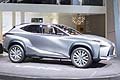 Lexus LF-NX Concept car fiancata laterale al Salone di Francoforte 2013 