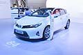Car Toyota Auris Hybrid at the Frankfurt Motor Show 2013