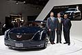 Press concefrence dello stand Cadillac al Frankfurt Motor Show.