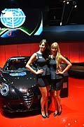 Hostess stand Alfa Romeo al Salone di Francoforte 2013