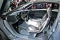 Kia Niro Concept con rivestimento trapuntato. Gli schienali si posso ribaldare e permettono di accedere ai sedili posteriori sdoppiati e abbattibili con struttura 50/50