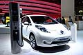 La Nissan Leaf  il modello di punta della gamma ecologica.