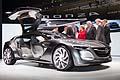 Opel Monza Concept con la cancelliera tedesca Angela Merkel al Francoforte Motor Show 2013