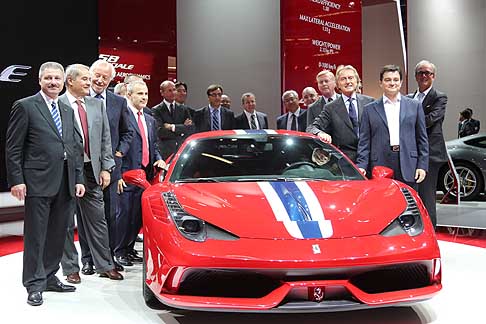 Ferrari - Ferrari 458 Speciale Presentazione ufficiale al Salone di Francoforte in Anteprima Mondiale