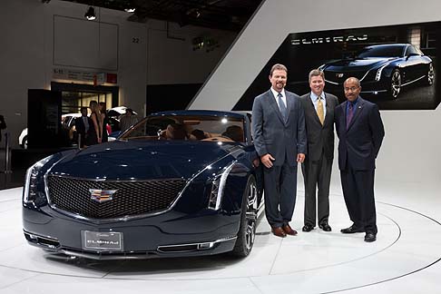 Cadillac - Press concefrence dello stand Cadillac al Frankfurt Motor Show.