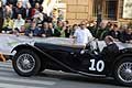 Jaguar SS100 ospite a bordo il presidente dellAsi Roberto Loi sfilata in notturna al GP di Bari 2015