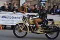 History motors con una Moto Guzzi d'Epoca al Bari Grand Prix 2015