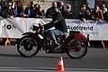 Moto Guzzi sfilano su Corso Vittorio Emanuele II per la 4^ Rievocazione del Gran Premio di Bari