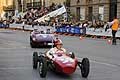 Sfilata bolidi in notturna davanti la CMR Formula Monza 865 segue la Maserati 220 S al Gran Premio di Bari 2015 per la 4^ edizione