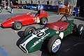 Stanguellini Formula F 1100 rossa e vettura Elva 200 F Junior del 1952 al 4^ Rievocazione del Gran Premio di Bari