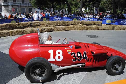Corsa di regolarit - Stanguellini Formula J 1100 del 1959 del driver DellIsola che ha regalato spettacolo alla 4^ Rievocazione del Gran Premio di Bari