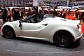 Alfa Romeo 4C Spider auto sportiva al Salone Internazionale dellAuto di Ginevra 2014