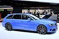 Audi RS4 laterale al Salone dellAutomobile di Ginevra 2014