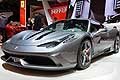 Ferrari 458 Speciale grigio metalizzato al Salone dell'Auto di Ginevra 2014