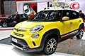 Fiat 500L vista frontale allAuto Show di Ginevra 2014