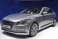 Hyundai Genesis anteriore vettura al Ginevra Motor Show 2014