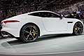 Jaguar F-TYPE Coup fiancata laterale al Ginevra Motor Show 2014